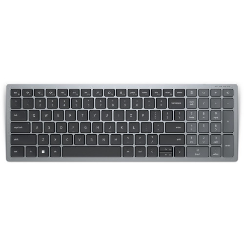 DELL KB740 teclado Escritório RF Wireless + Bluetooth QWERTY Português Cinzento, Preto