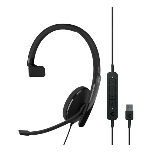 EPOS ADAPT 130 USB II Auscultadores Com fios Fita de cabeça Escritório Call center USB Type-A Preto