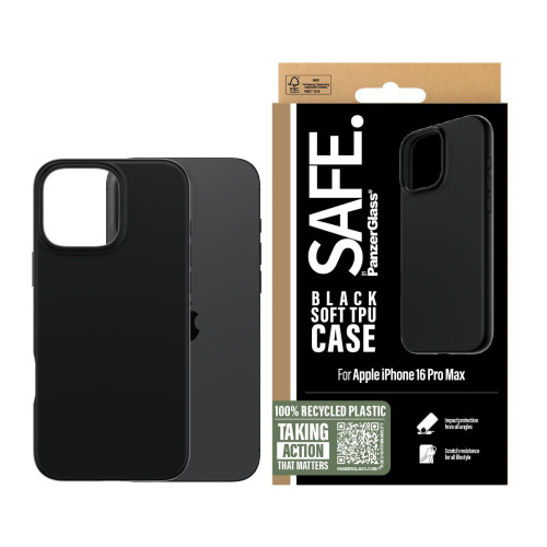 PanzerGlass SAFE by PG TPU Case 2024 6.9Inch Pro Blk capa para telemóvel Transparente