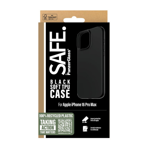 PanzerGlass SAFE by PG TPU Case 2024 6.9Inch Pro Blk capa para telemóvel Transparente