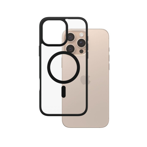 PanzerGlass PG HardC Blk MagS iPhone 16 6.9Inch Pro capa para telemóvel Transparente