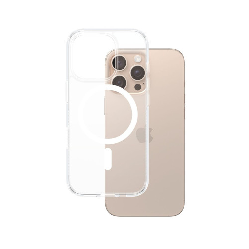 PanzerGlass PG HardC White MagS iPhone 16 6.9InchPro capa para telemóvel Transparente