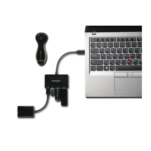 Kensington CH1000 USB 3.2 Gen 1 (3.1 Gen 1) Type-C 5000 Mbit s Preto