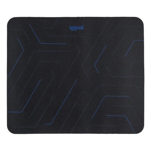 iggual Hexa 1 Tapete Gaming Preto, Azul