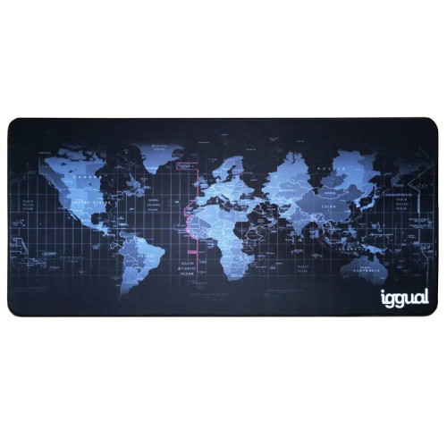 iggual IGG316887 tapete de rato Tapete Gaming Preto, Azul