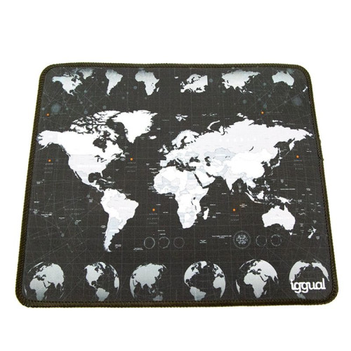 iggual IGG317310 tapete de rato Tapete Gaming Preto, Branco
