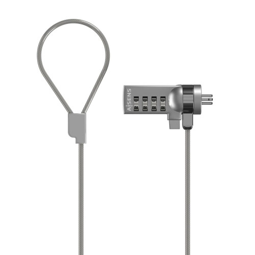 AISENS ASLK-D40N01-SL cadeado antirroubo Prateado 1,5 m