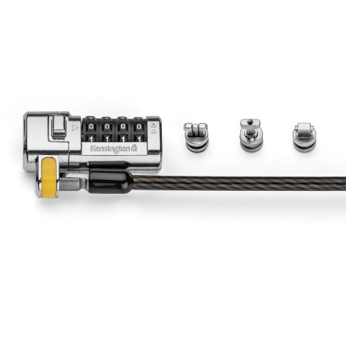 Kensington ClickSafe Universal Combination Laptop Lock cadeado antirroubo Preto, Metálico 1,8 m