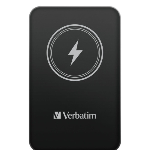 Verbatim Charge 'n' Go Polímero de lítio (LiPo) 5000 mAh Carregamento wireless Preto