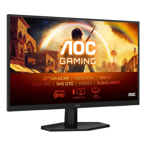AOC G4 27G42E monitor de ecrã 68,6 cm (27") 1920 x 1080 pixels Full HD LCD Preto