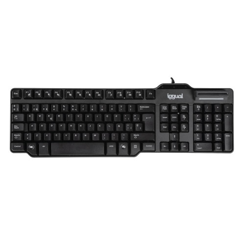 iggual IGG319000 teclado Escritório USB QWERTY Preto