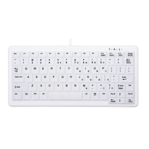 CHERRY AK-C4110 teclado Medical USB QWERTY Inglês (Estados Unidos) Branco