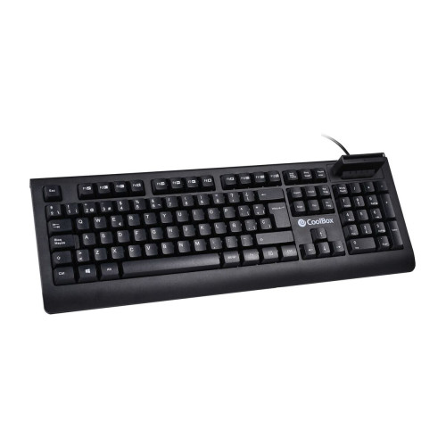 CoolBox COO-TEC04DNI teclado Escritório USB QWERTY Espanhol Preto