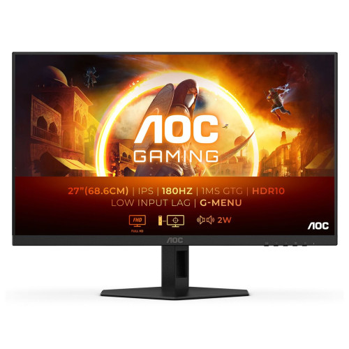 AOC 27G4XE monitor de ecrã 68,6 cm (27") 1920 x 1080 pixels Full HD LCD Preto, Cinzento