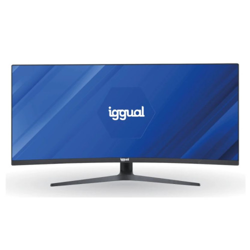 iggual IGG319543 monitor de ecrã 86,4 cm (34") 3440 x 1440 pixels Wide Quad HD LED Preto