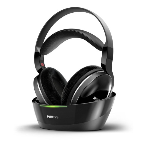 Philips SHD8850 12 auscultador Auscultadores Sem fios Fita de cabeça Música Preto