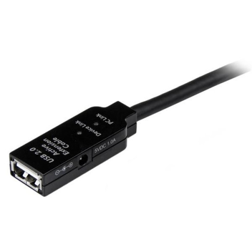 StarTech.com 25m USB 2.0 cabo USB USB A Preto