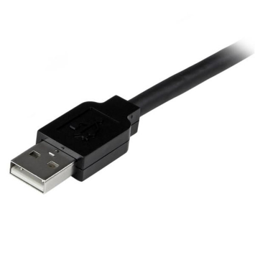 StarTech.com 25m USB 2.0 cabo USB USB A Preto