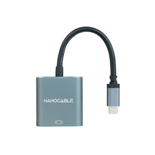 Nanocable 10.16.4101-G adaptador gráfico USB 1920 x 1200 pixels Cinzento