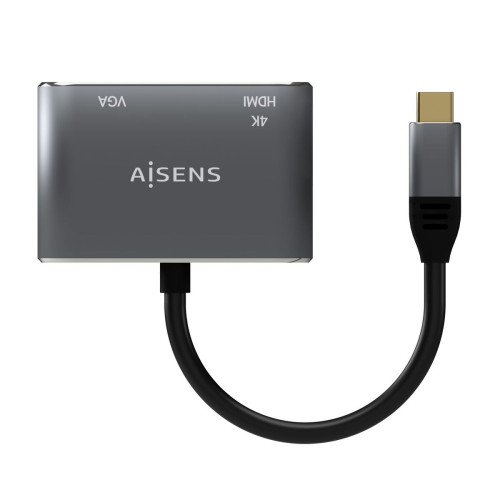 AISENS A109-0627 adaptador gráfico USB 3860 x 2160 pixels Cinzento
