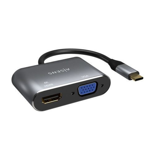 AISENS A109-0627 adaptador gráfico USB 3860 x 2160 pixels Cinzento