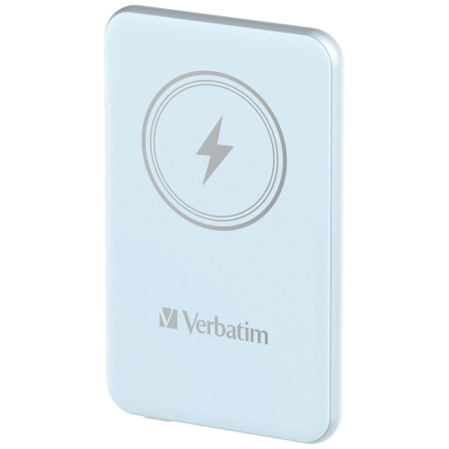Verbatim Charge 'n' Go Polímero de lítio (LiPo) 5000 mAh Carregamento wireless Azul