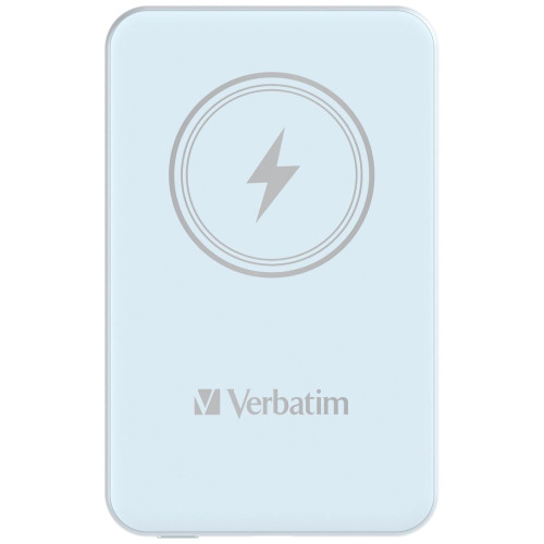 Verbatim Charge 'n' Go Polímero de lítio (LiPo) 5000 mAh Carregamento wireless Azul