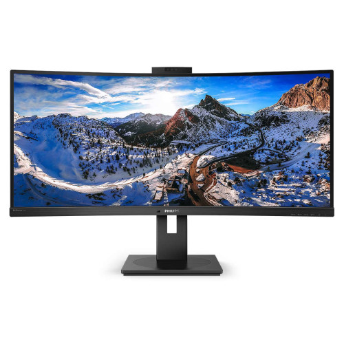 Philips P Line 346P1CRH 00 LED display 86,4 cm (34") 3440 x 1440 pixels UltraWide Quad HD Preto