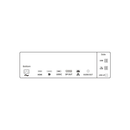 Philips P Line 346P1CRH 00 LED display 86,4 cm (34") 3440 x 1440 pixels UltraWide Quad HD Preto
