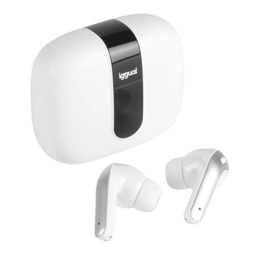 iggual True Sound Auscultadores True Wireless Stereo (TWS) Intra-auditivo Chamadas Música Bluetooth Branco