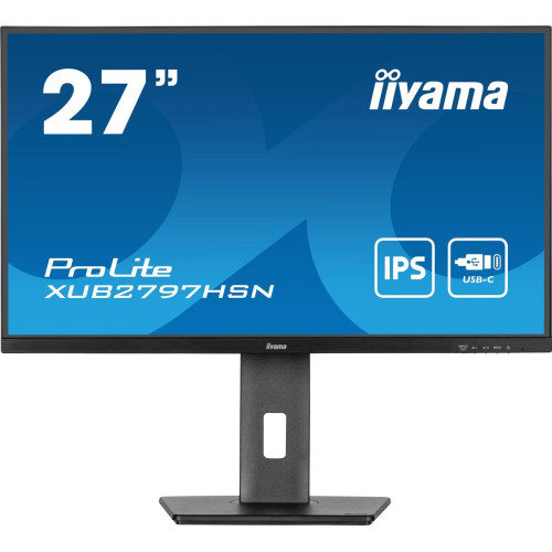 iiyama ProLite XUB2797HSN-B2 monitor de ecrã 68,6 cm (27") 1920 x 1080 pixels Full HD LED Preto