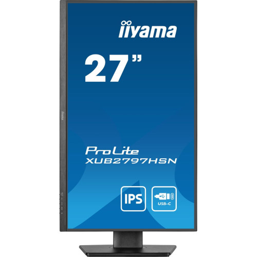 iiyama ProLite XUB2797HSN-B2 monitor de ecrã 68,6 cm (27") 1920 x 1080 pixels Full HD LED Preto