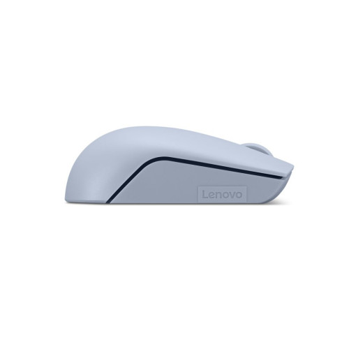 Lenovo 300 Wireless Compact Maus Kabellos Optisch Blau 3 Tasten 1000 dpi rato Escritório Ambidestro RF Wireless Ótico