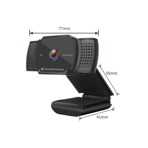 Conceptronic AMDIS02B webcam 5 MP 2592 x 1944 pixels USB 2.0 Preto