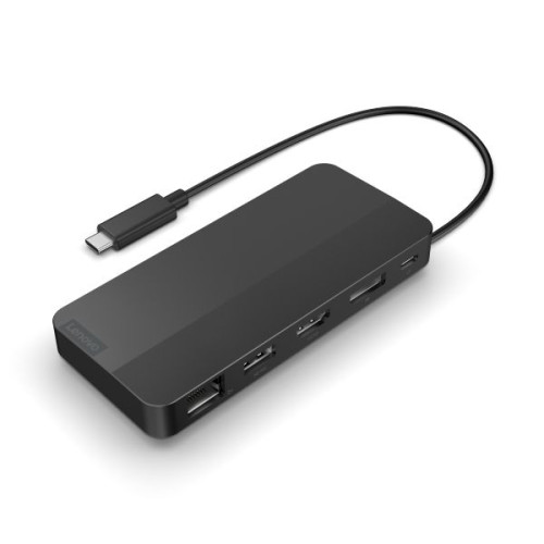 Lenovo 40B90100EU base & duplicador de portas Com fios USB 3.2 Gen 1 (3.1 Gen 1) Type-C Preto
