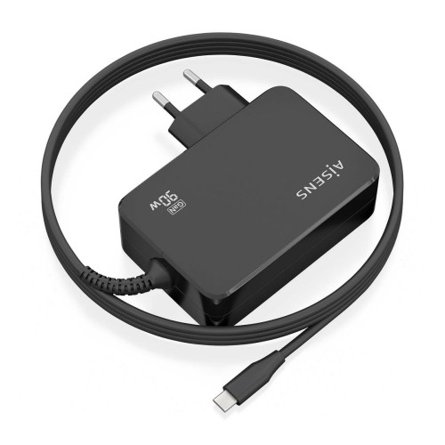 AISENS ASCH-1PD90WL034-BK carregador de dispositivos móveis Universal Preto AC Interior