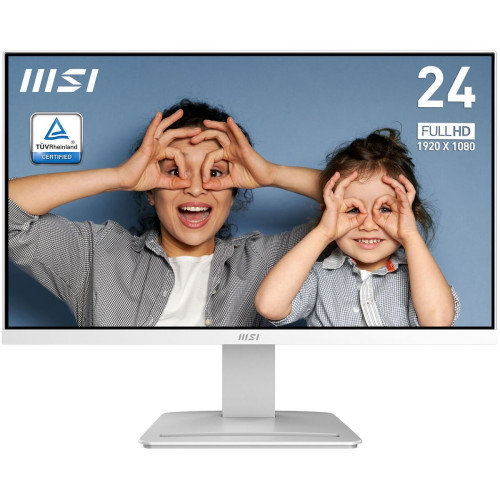 MSI Pro MP2412W monitor de ecrã 60,5 cm (23.8") 1920 x 1080 pixels Full HD LCD Branco