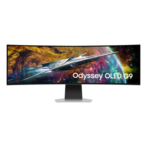 Samsung G95SC monitor de ecrã 124,5 cm (49") 5120 x 1440 pixels Dual QHD OLED Prateado