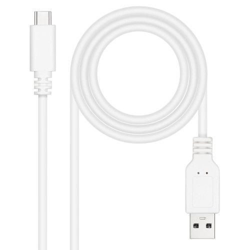 Nanocable 10.01.2103-W cabo USB USB 2.0 3 m USB C USB A Branco
