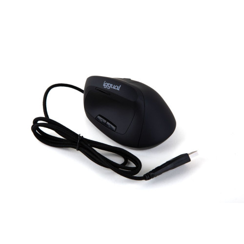iggual IGG318386 rato Escritório Mão direita USB Type-A Ótico 2400 DPI