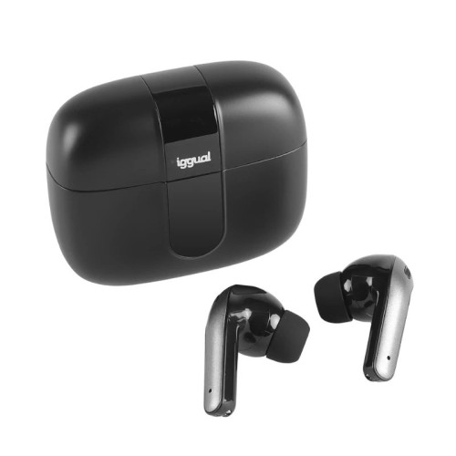 iggual True Sound Auscultadores True Wireless Stereo (TWS) Intra-auditivo Chamadas Música Bluetooth Preto
