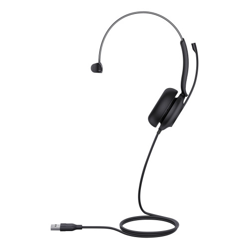 Yealink UH35 Mono Teams Auscultadores Com fios Fita de cabeça Escritório Call center USB Type-A Preto