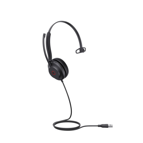 Yealink UH35 Mono Teams Auscultadores Com fios Fita de cabeça Escritório Call center USB Type-A Preto