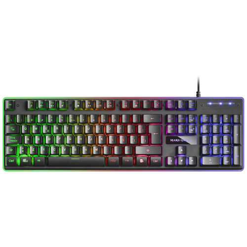 Mars Gaming MCPXBES teclado Rato incluído Jogos USB Espanhol Preto