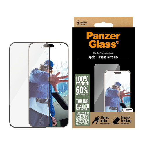 PanzerGlass PG Scrn iPhone 16 6.9Inch Pro UWF Proteção de ecrã transparente Apple 1 unidade(s)