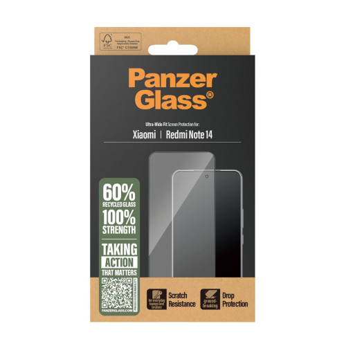 PanzerGlass PG Xiaomi Redmi Note 14 Proteção de ecrã transparente 1 unidade(s)