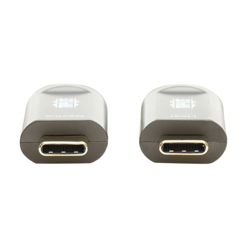 Tripp Lite U420F-10M-D321 cabo USB USB 3.2 Gen 2 (3.1 Gen 2) USB C Preto, Cinzento