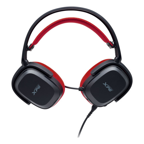 XPG PRECOG STUDIO Auscultadores Com fios Fita de cabeça Jogos USB Type-C Preto, Vermelho