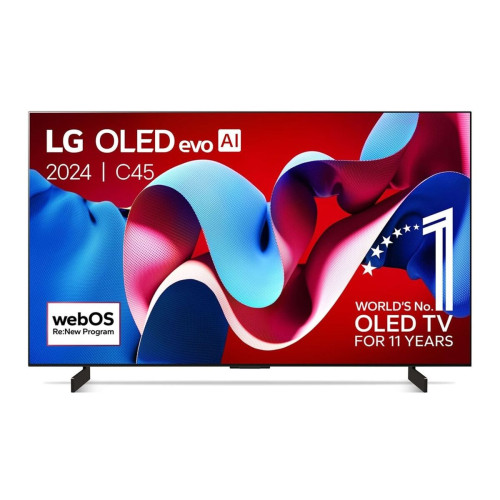 LG OLED evo OLED42C45LA TV 106,7 cm (42") 4K Ultra HD Smart TV Wi-Fi Preto