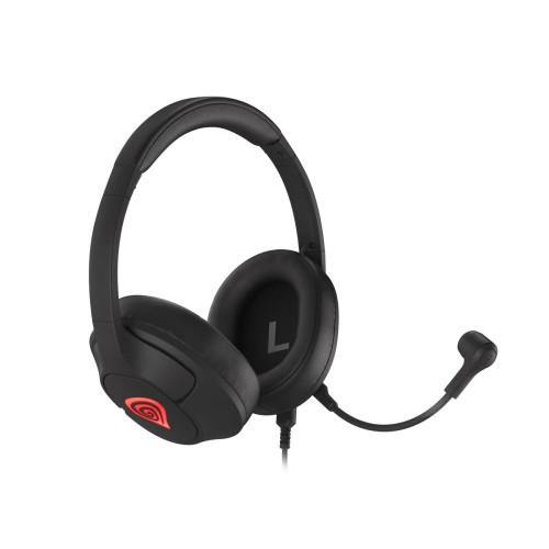 GENESIS Radon 800 Auscultadores Com fios Fita de cabeça Jogos USB Type-A Preto